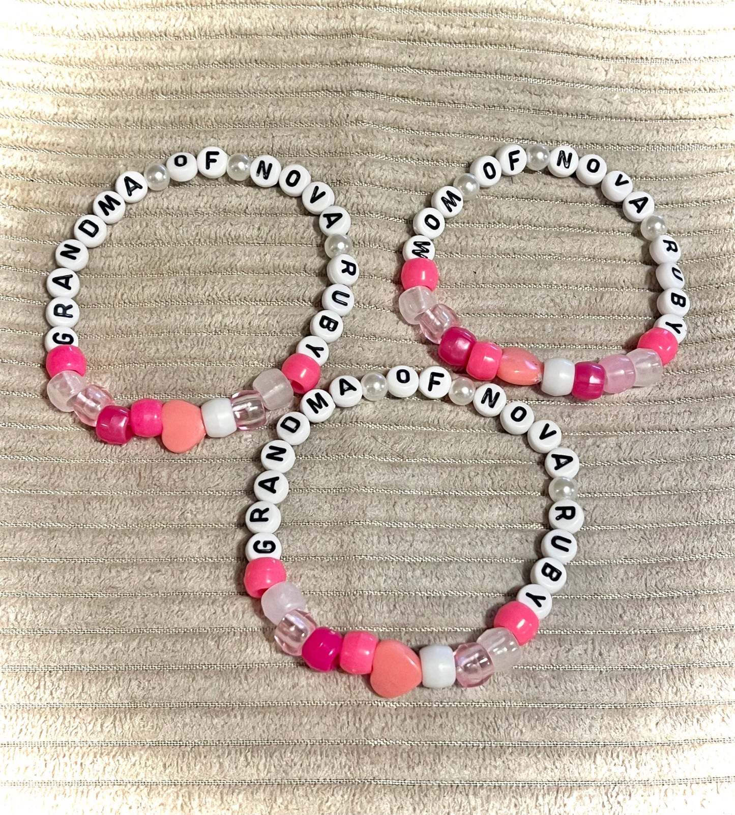 Candy Beaded Bracelet Set - Custom