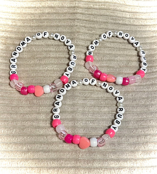 Candy Beaded Bracelet Set - Custom