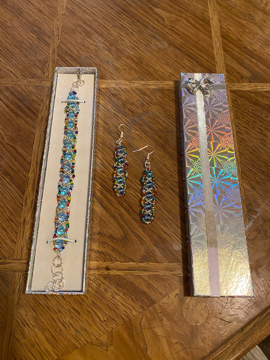 Bracelet and Earrings Set