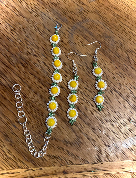 Bracelet and Earrings (set sold separately)