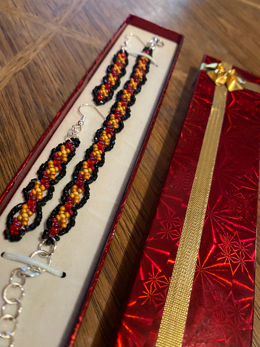 Bracelet and Earrings Set